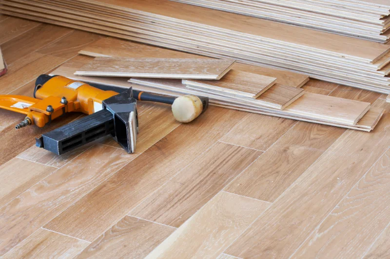 floor installation - wood flooring